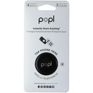 Popl Black Phone Tag